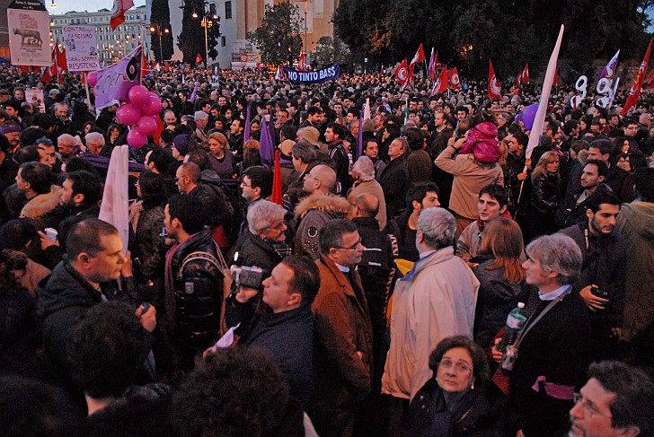 Immagine del No B Day - Fotografia del No Berlusconi Day